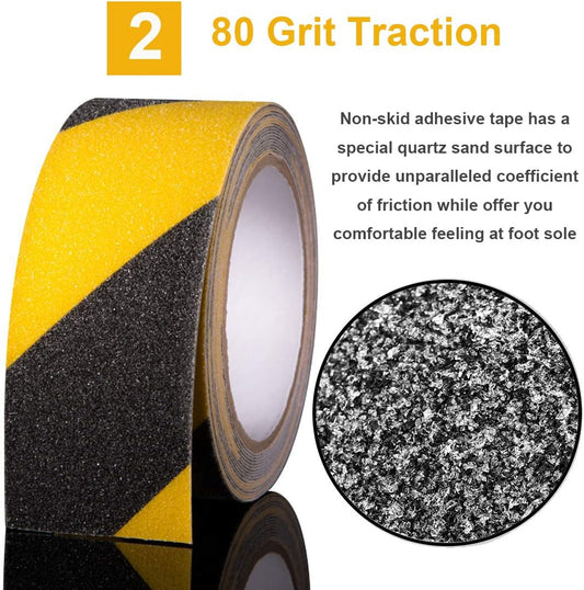 Anti Slip Safety Floor Tape, Heavy Duty Waterproof Grip Tape
