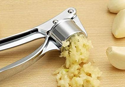 Garlic Press Mincer Ginger Crusher Peeler Squeezer