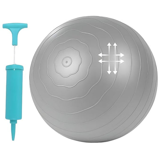 Gym Ball for Exercise & 65cm Anti-Burst Fitness Ball