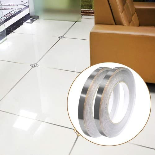 Silver Decorative Tape , For Floor, Wall, Metal(1CM x 50METER)
