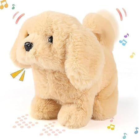 Cute Hopping Walking Dog Toy – Battery Operated Plush Puppy for Kids