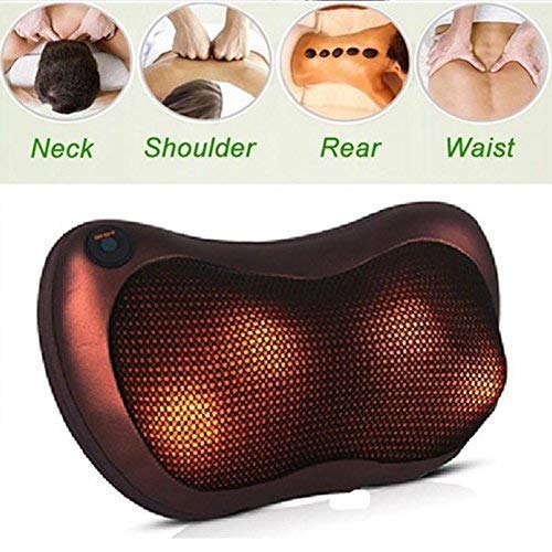 Kneading Car Massage Pillow with Heat – Neck & Back Electric Massager