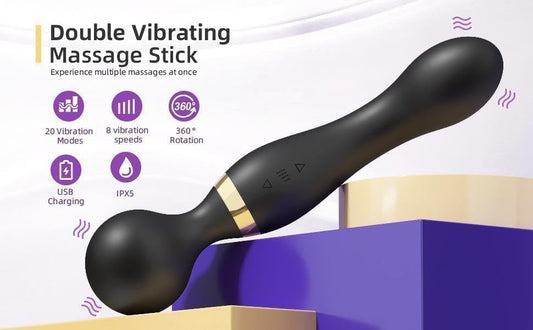 DOUBLE VIBRETOR BODY MASSAGER
