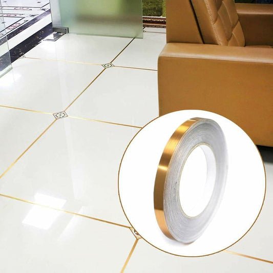 Golden Decorative Tape , For Floor, Wall, Metal(1CM x 50METER)