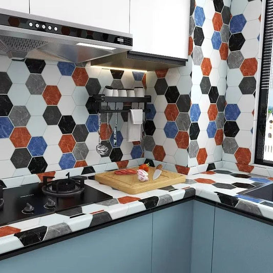 HEXA Gonal Marble Wallpaper Foil Sticker