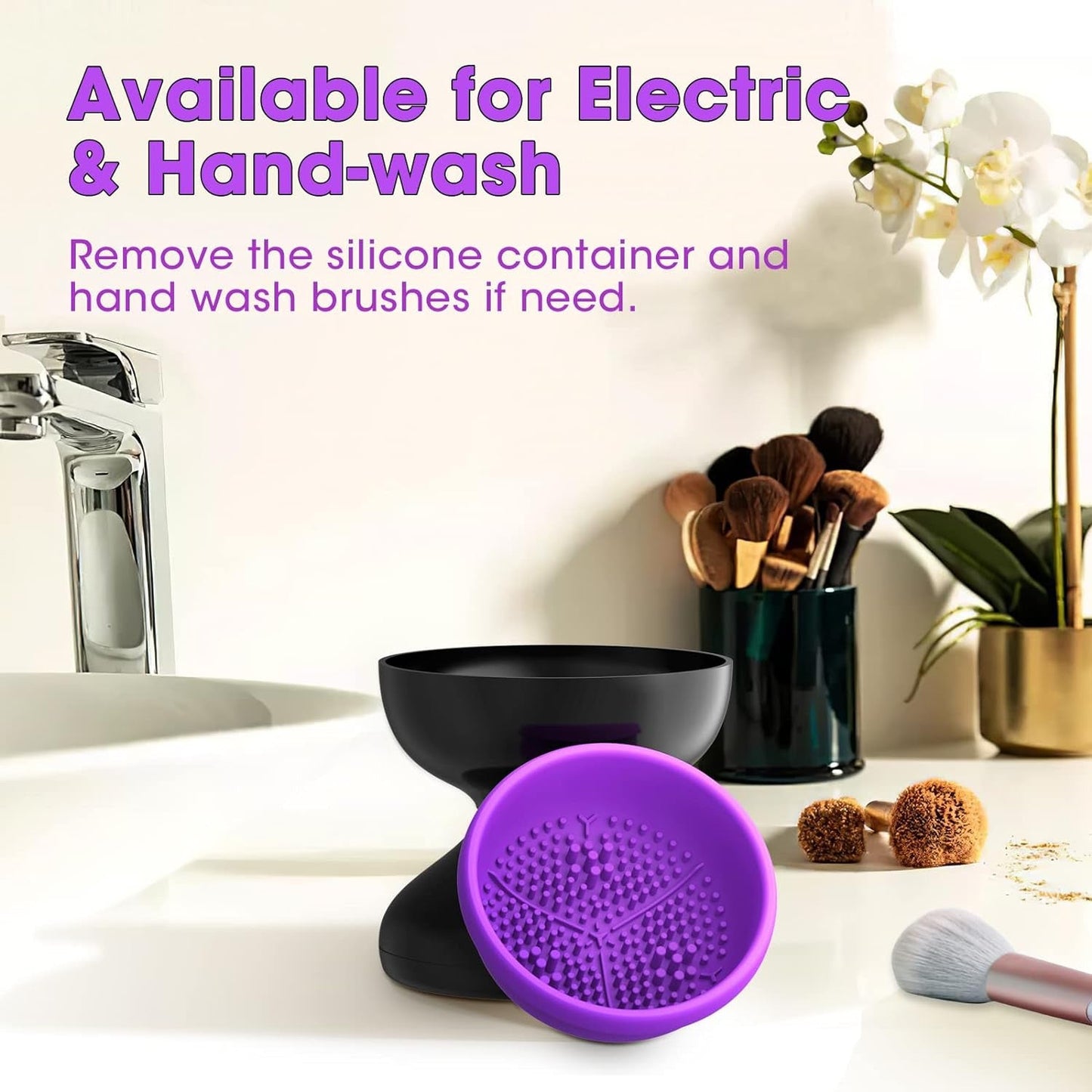 Electric Makeup Brush Cleaner, Make up Brush Clean Machine