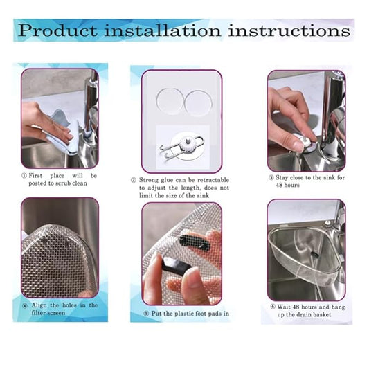 Homeguru Triangle Sink Strainer Stainless Steel