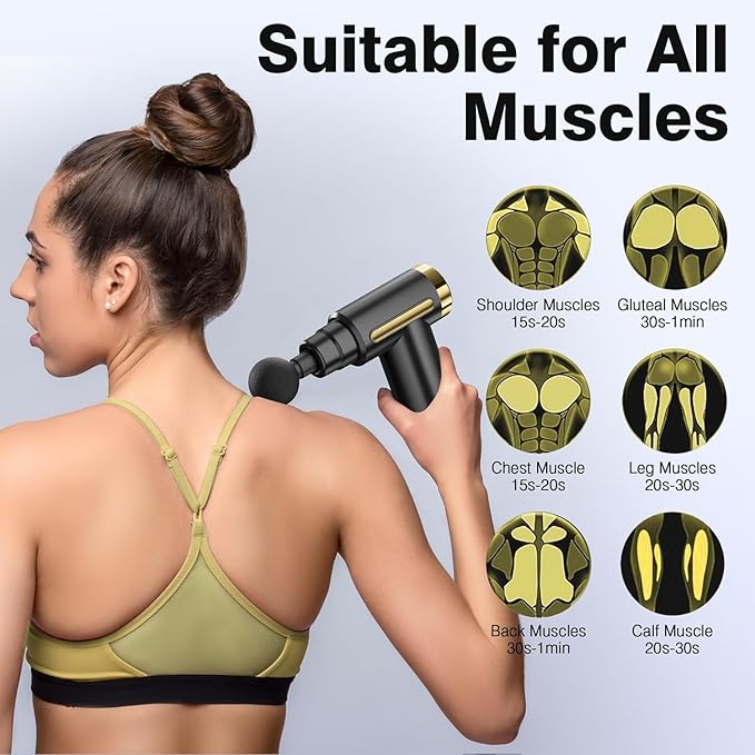 Facial Massage Gun Pen – Portable Electric Face & Body Muscle Massager