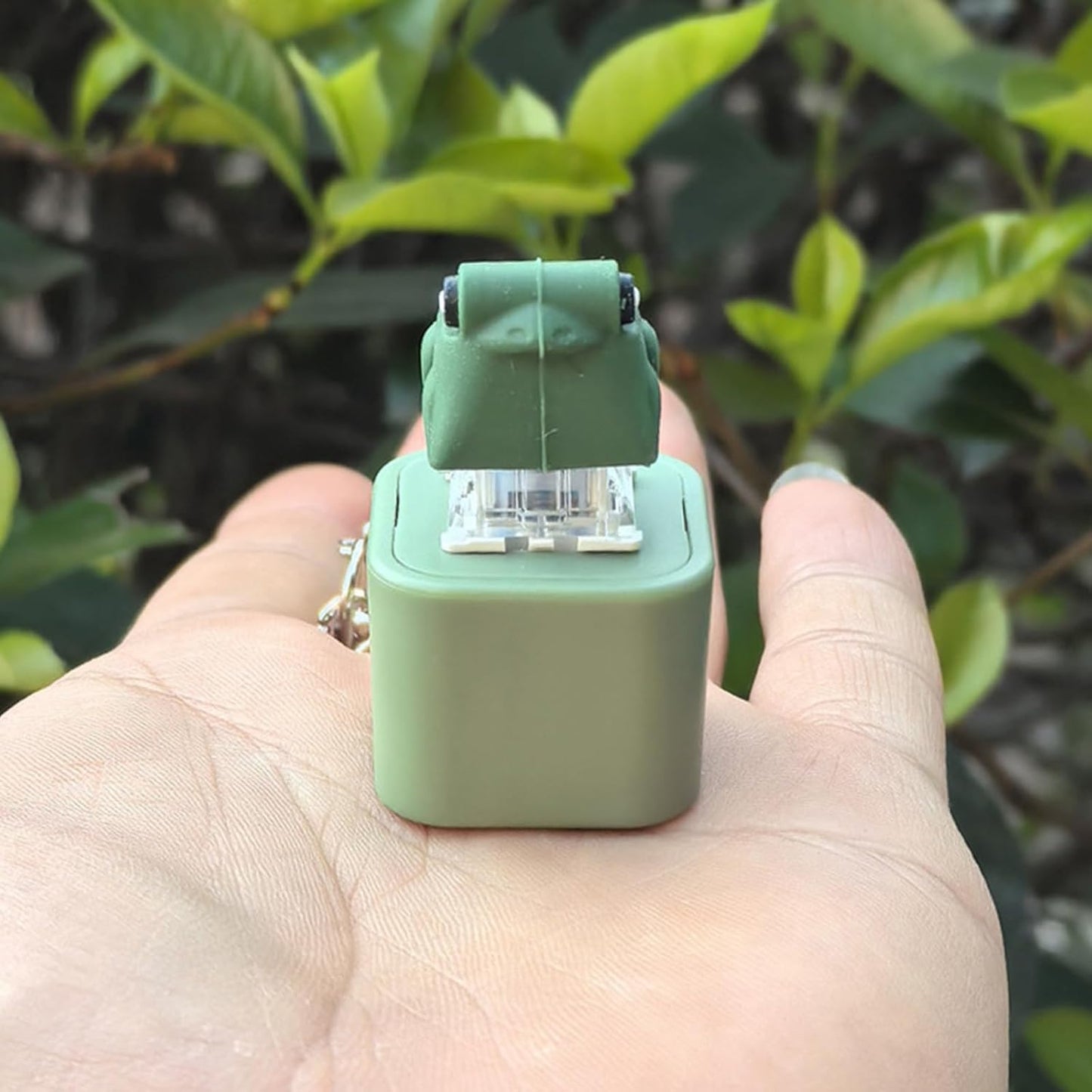 Frog LED Keychain with Sound | Cute Frog Sound Keychain Toy for Kids & Gift