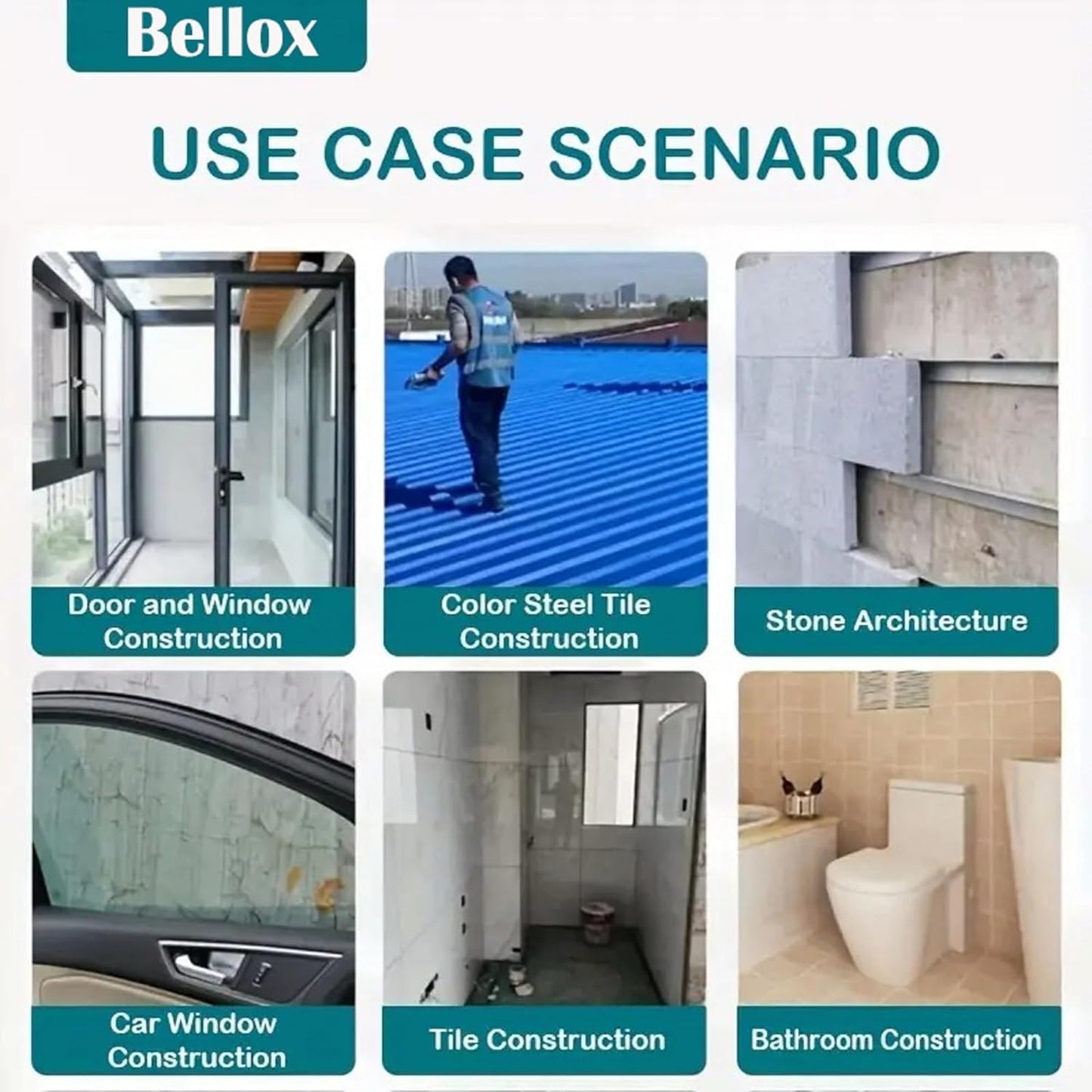 Silicone Waterproof Sealant 9900 – High Strength Leak Proof Adhesive for Bathroom, Kitchen & Roof