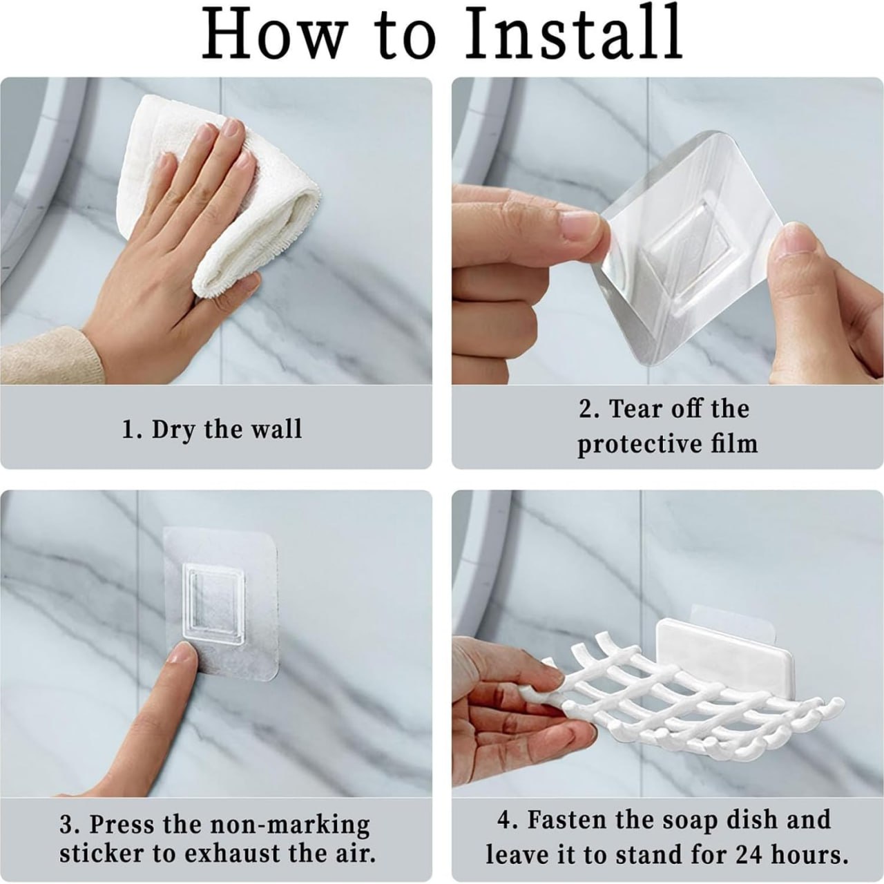 Stylish Soap Dish Plastic Soap Dish Case Self Draining Soap Holder