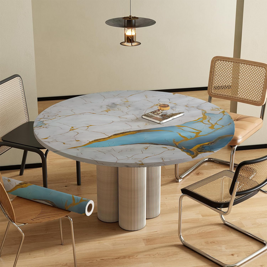 Self Adhesive Sticker Wallpaper (60x200cm) (New Desing Golden Line Sky)