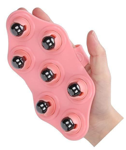 7 Ball Magnetic Massager | 3D Roller Massage Glove | Full Body Slimming Massager | 360° Rotate Therapy Massager
