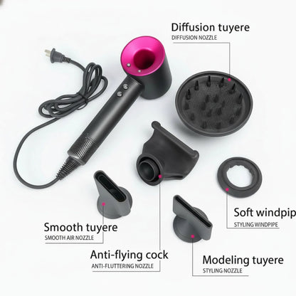Leafless Hair Dryer for Women & Men | Fast Drying Hair Dryer | 3 Speed & 3 Heat Settings