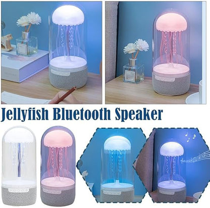 Jellyfish Speaker Lamp,8 Colors Changing Lamp Bluetooth & Speaker