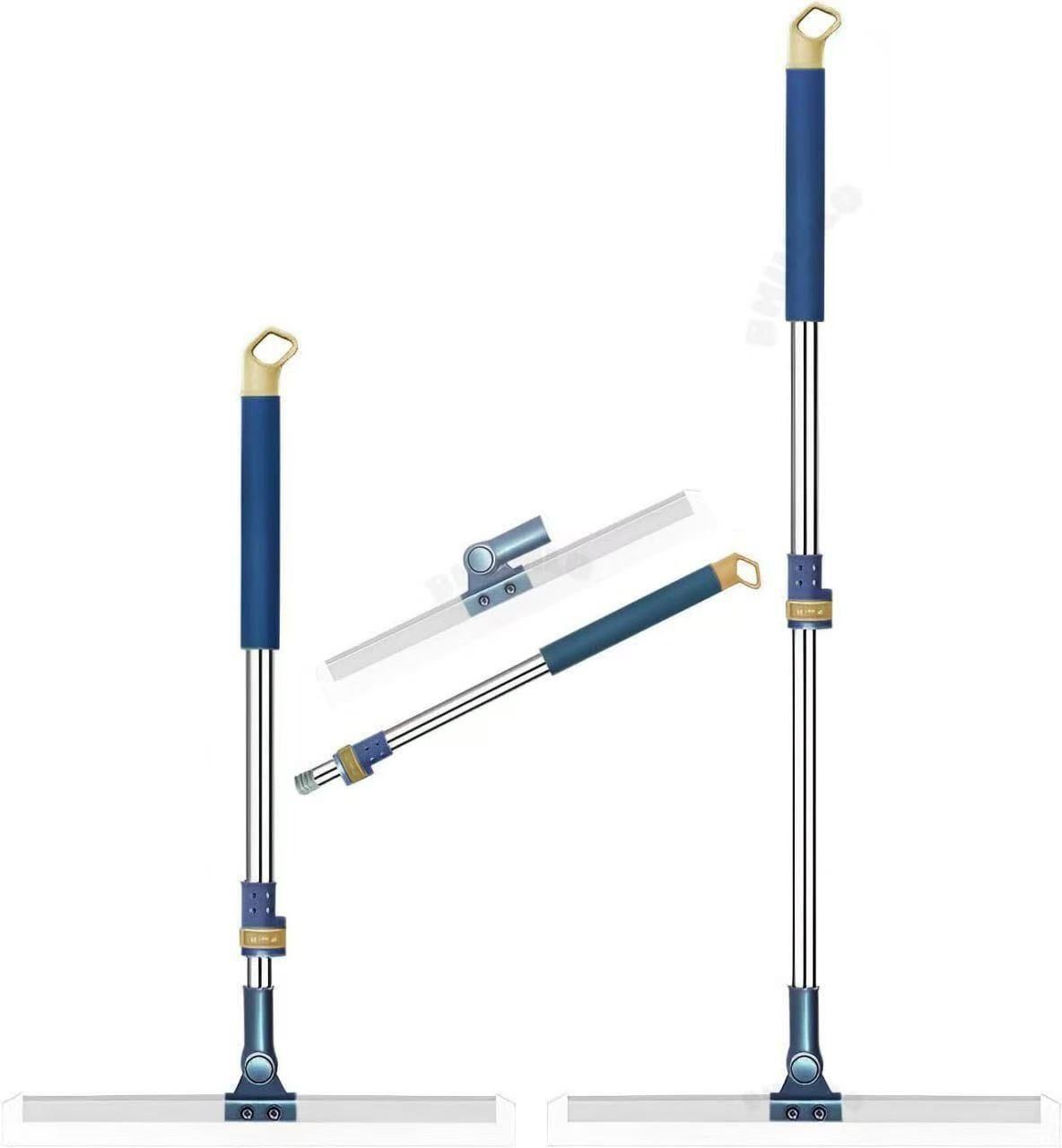 Magic Silicone Wiper Slim Floor Wiper Mop with Adjustable Long Handle