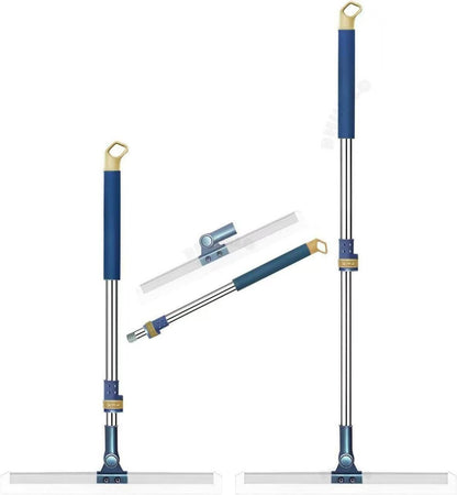 Magic Silicone Wiper Slim Floor Wiper Mop with Adjustable Long Handle