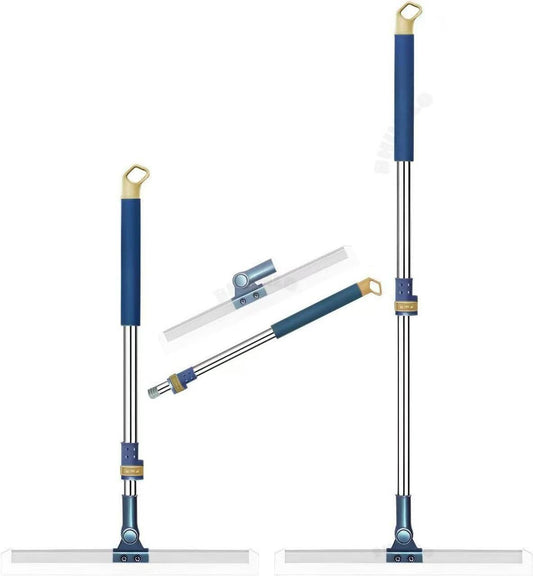 Magic Silicone Wiper Slim Floor Wiper Mop with Adjustable Long Handle