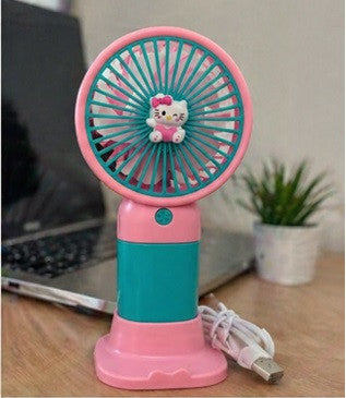 USB Rechargeable Mini Hand Fan Portable Cute Personal Cooling Fan