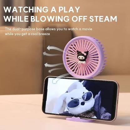 USB Rechargeable Mini Hand Fan Portable Cute Personal Cooling Fan