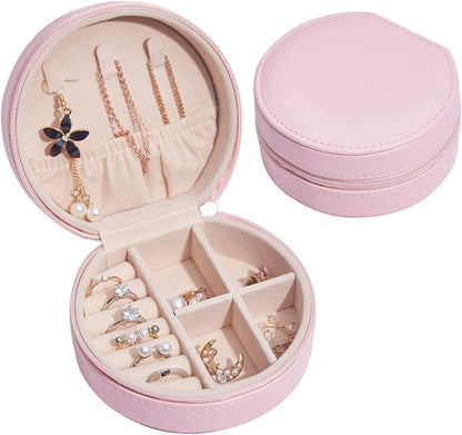ROUND JEWELLRY ORGANIZER BOX