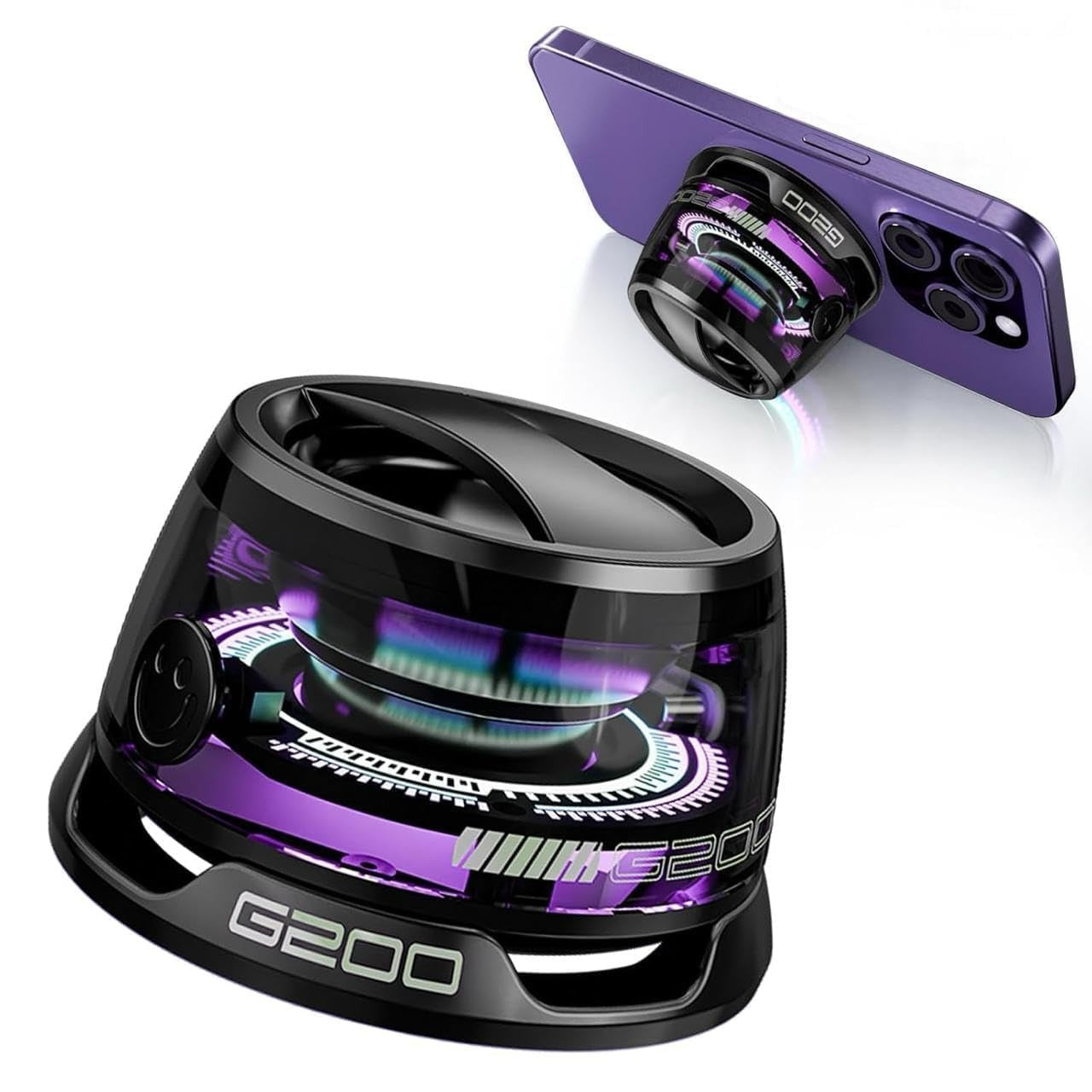 G200 Magnetic Bluetooth Speaker with RGB Lights & Strong Bass
