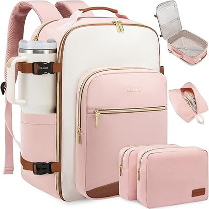 Large Travel Carry Backpack with Organizer Pouches for Men & Women