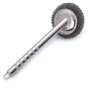 1 Piece Steel Ball Brush Dish Cleaner Wok Cleaning Brush