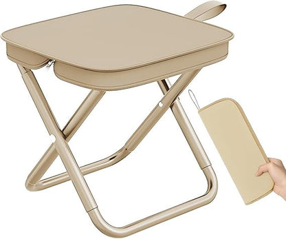 Portable Folding Stool Chair Heavy Duty for Home, Office & Outdoor