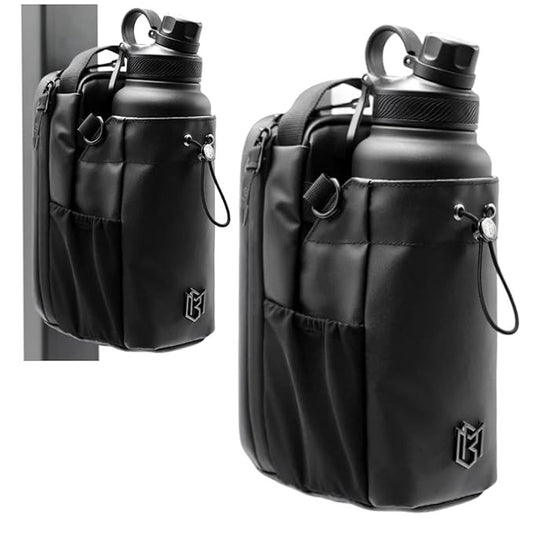 Magnetic Gym Bag with Water Bottle Holder & Shoulder Strap