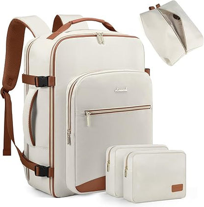 Large Travel Carry Backpack with Organizer Pouches for Men & Women