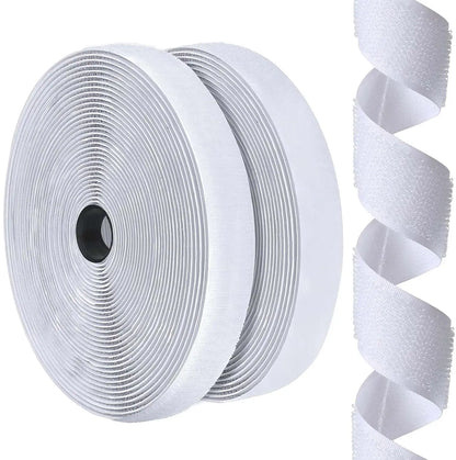 Velcro Strip Roll 5 Meter | Self Adhesive Hook Loop Tape | Strong Grip Fastener Tape