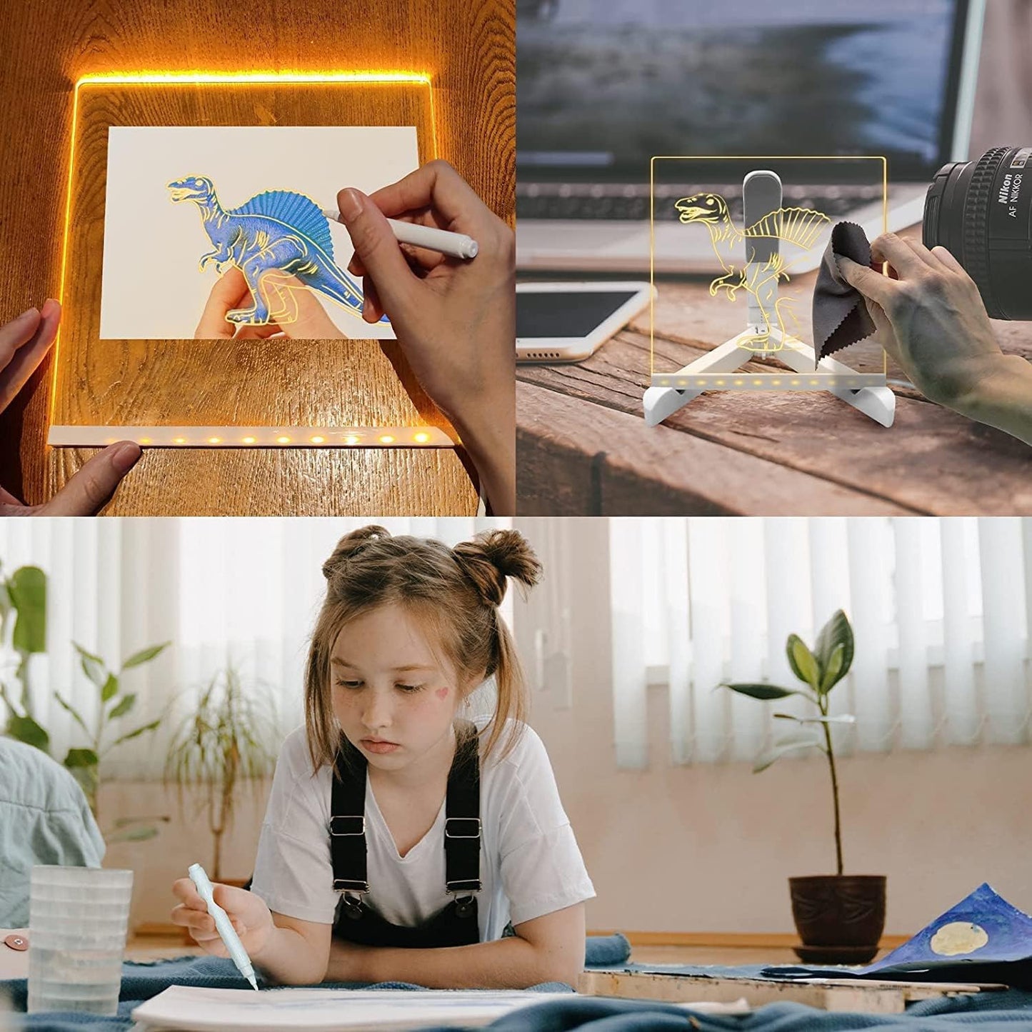 3D Acrylic LED Writing Board
