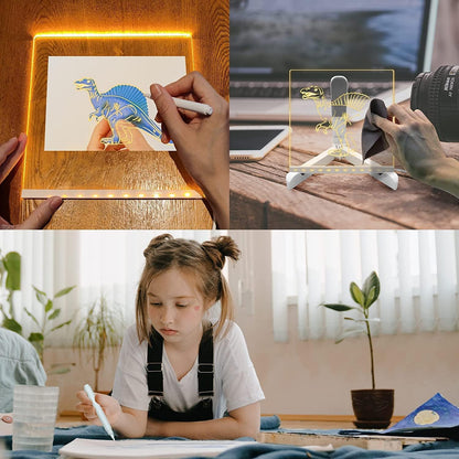 3D Acrylic LED Writing Board