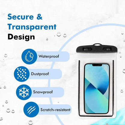 Waterproof Mobile Pouch Cover with Neck Strap for All Smartphones