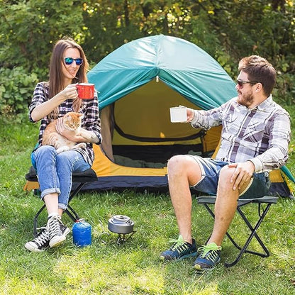 Portable Folding Stool Chair Heavy Duty for Home, Office & Outdoor
