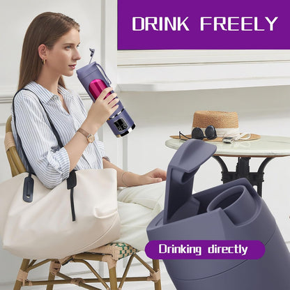 Portable 12 Blade Juicer Blender USB Rechargeable Mixer Bottle