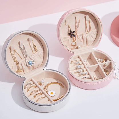 ROUND JEWELLRY ORGANIZER BOX