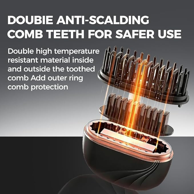 Portable Straight Hair Comb – Anti-Static Detangling Brush for Smooth & Frizz-Free Hair