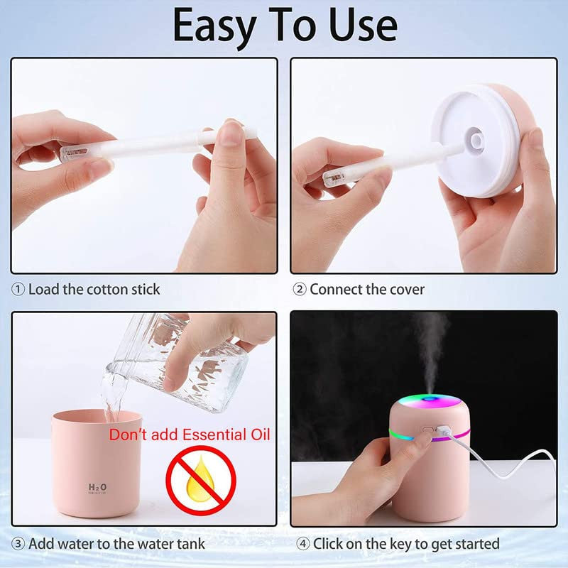 H2O Humidifier Colorful Mini Humidifier