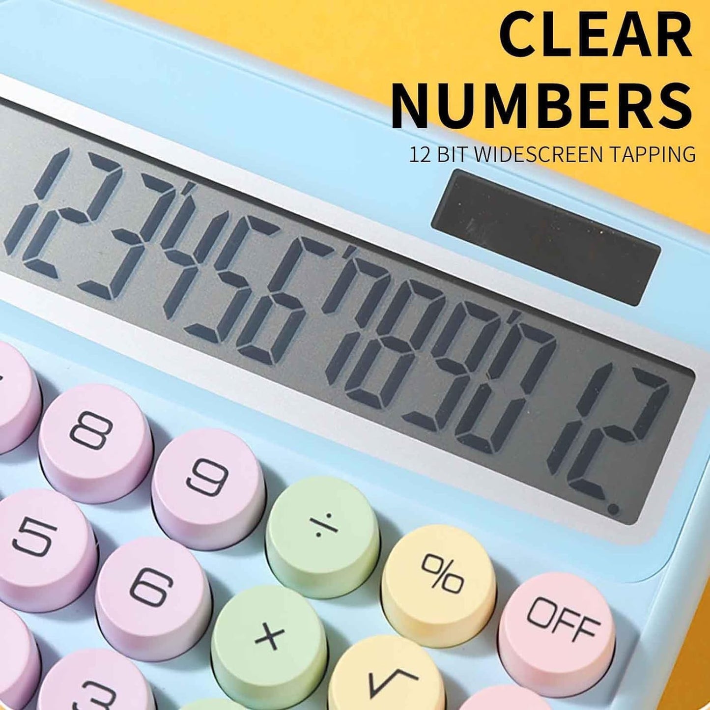 Big Creative Colorful Desktop Calculator with Large Display