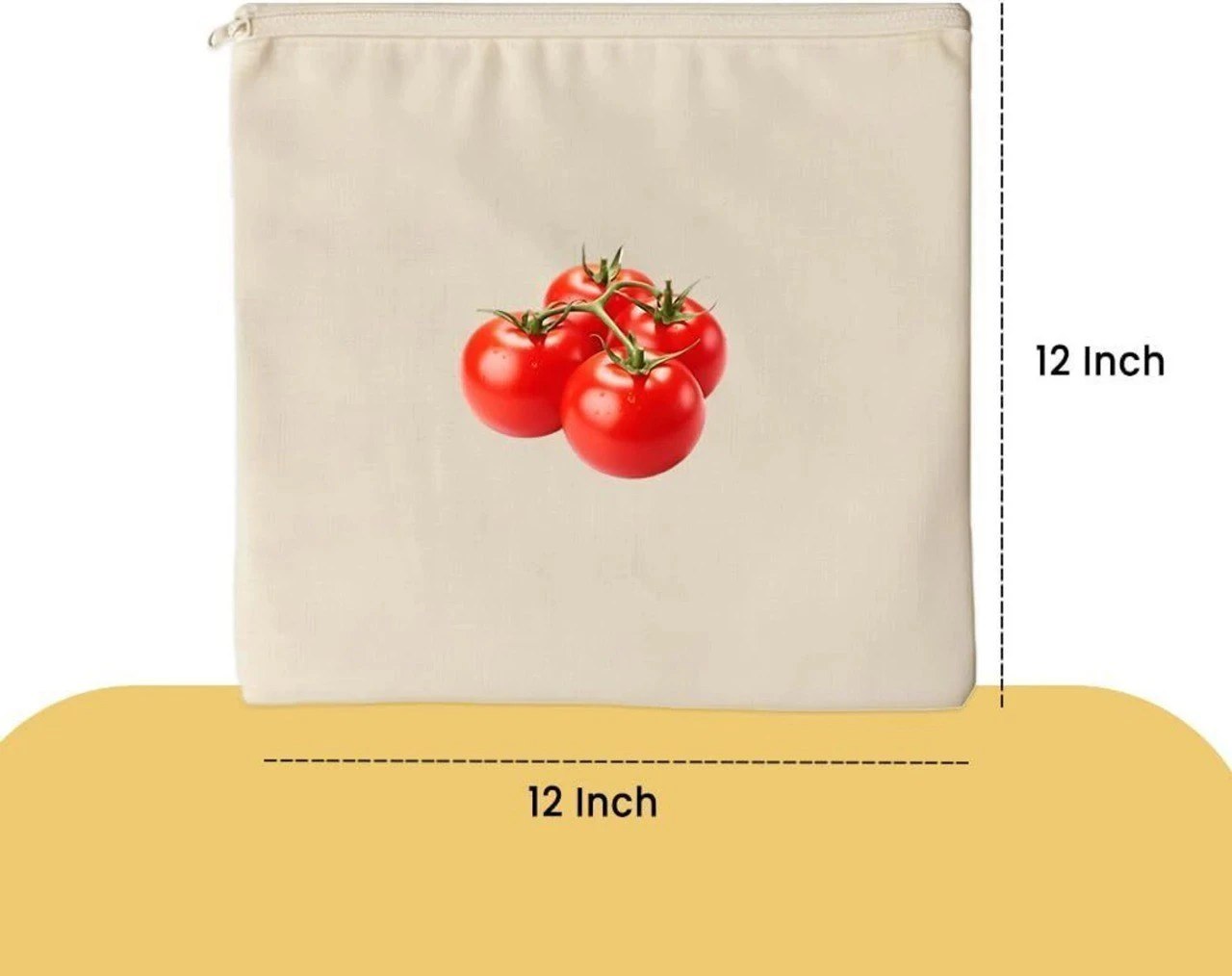 Reusable Cotton Vegetable Storage Bags Set – Eco-Friendly Kitchen Organizer Pouches