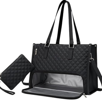 Women’s Quilted Insulated Lunch Tote Bag