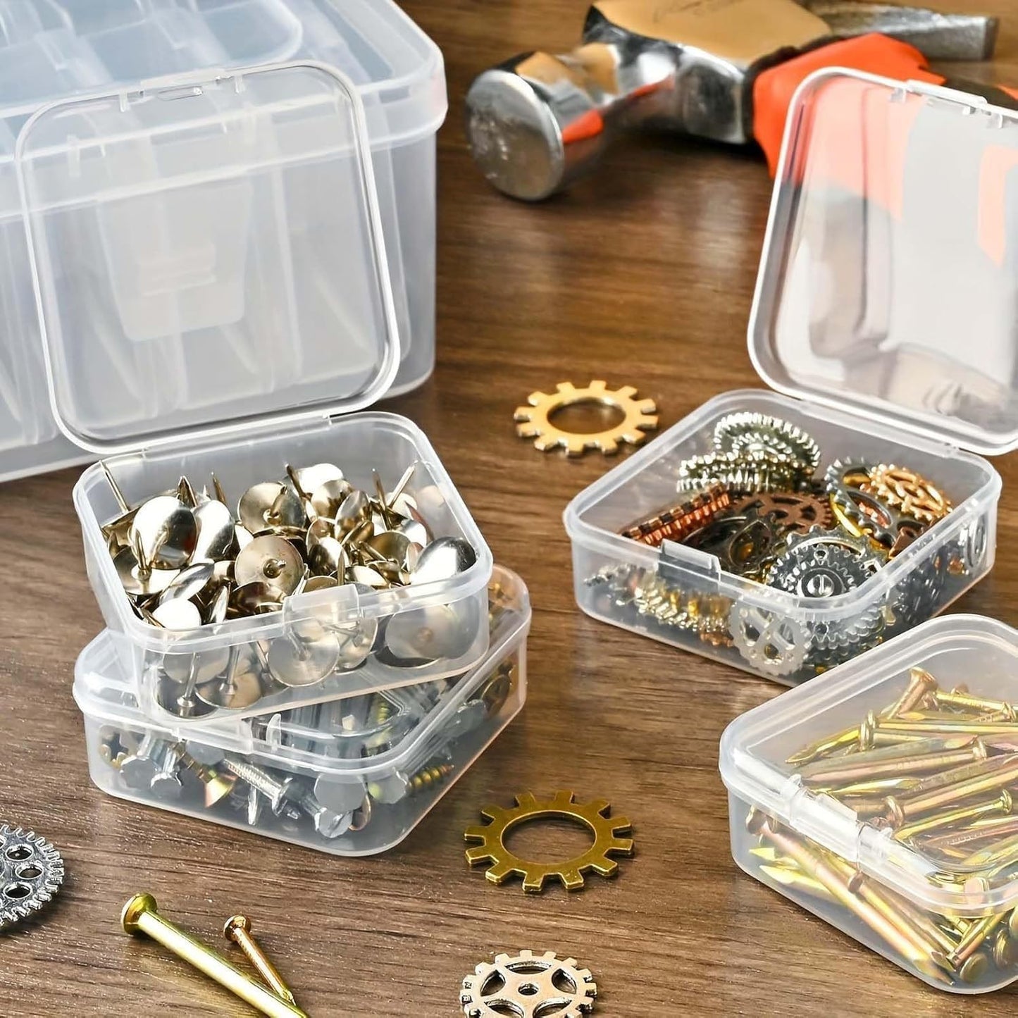14 Pcs Jewellery Storage Organizer Transparent Box