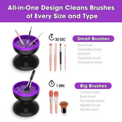 Electric Makeup Brush Cleaner, Make up Brush Clean Machine