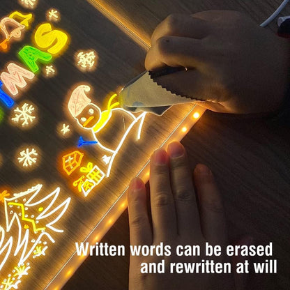 3D Acrylic LED Writing Board