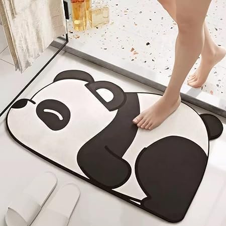 Panda Mat Sleep – Cute Cartoon Panda Non-Slip Bathroom Floor Mat 60*40 CM