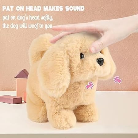Cute Hopping Walking Dog Toy – Battery Operated Plush Puppy for Kids