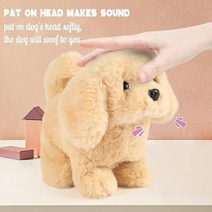 Cute Hopping Walking Dog Toy – Battery Operated Plush Puppy for Kids