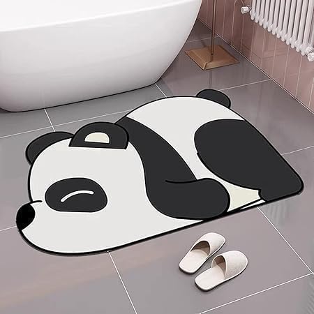 Panda Mat Sleep – Cute Cartoon Panda Non-Slip Bathroom Floor Mat 60*40 CM